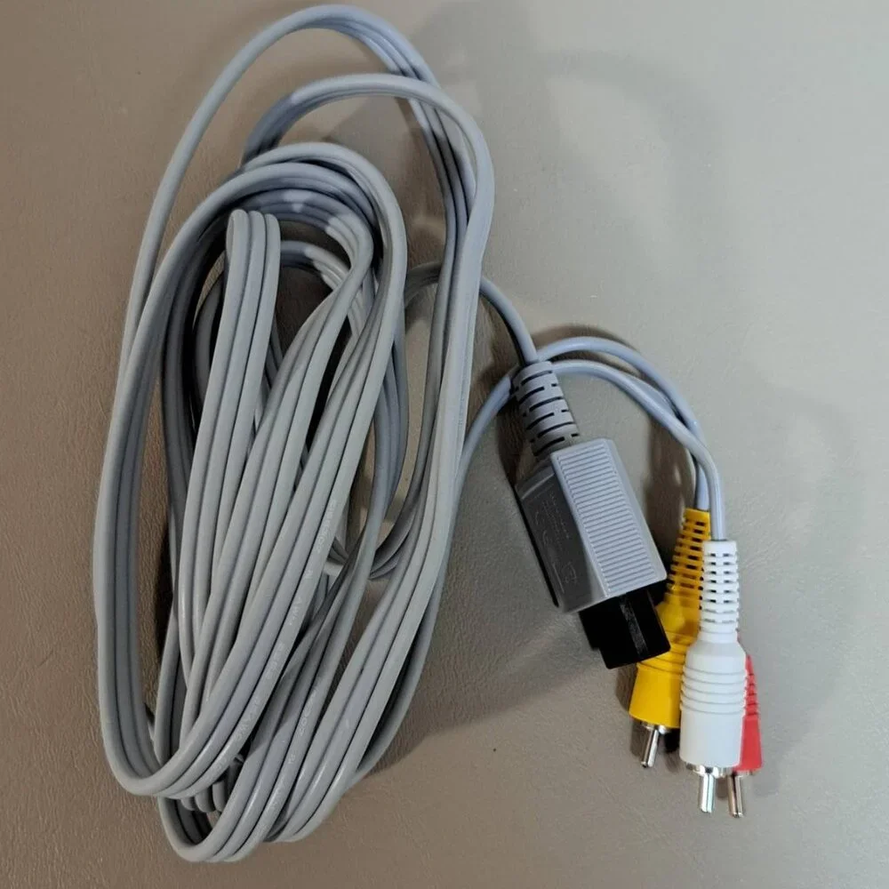 Nintendo 8 foot A/V Power Cord RVL-009 Male Female